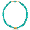 Cape Cod Jewelry - Amazonite and Gold Necklace