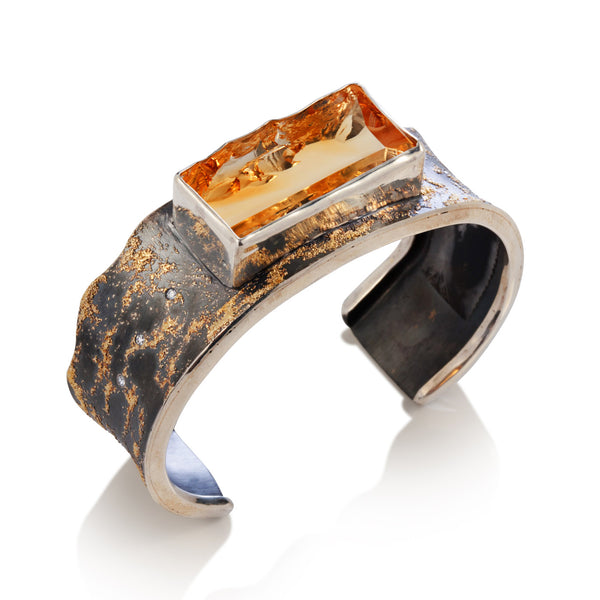 Starry Night Cuff with Citrine