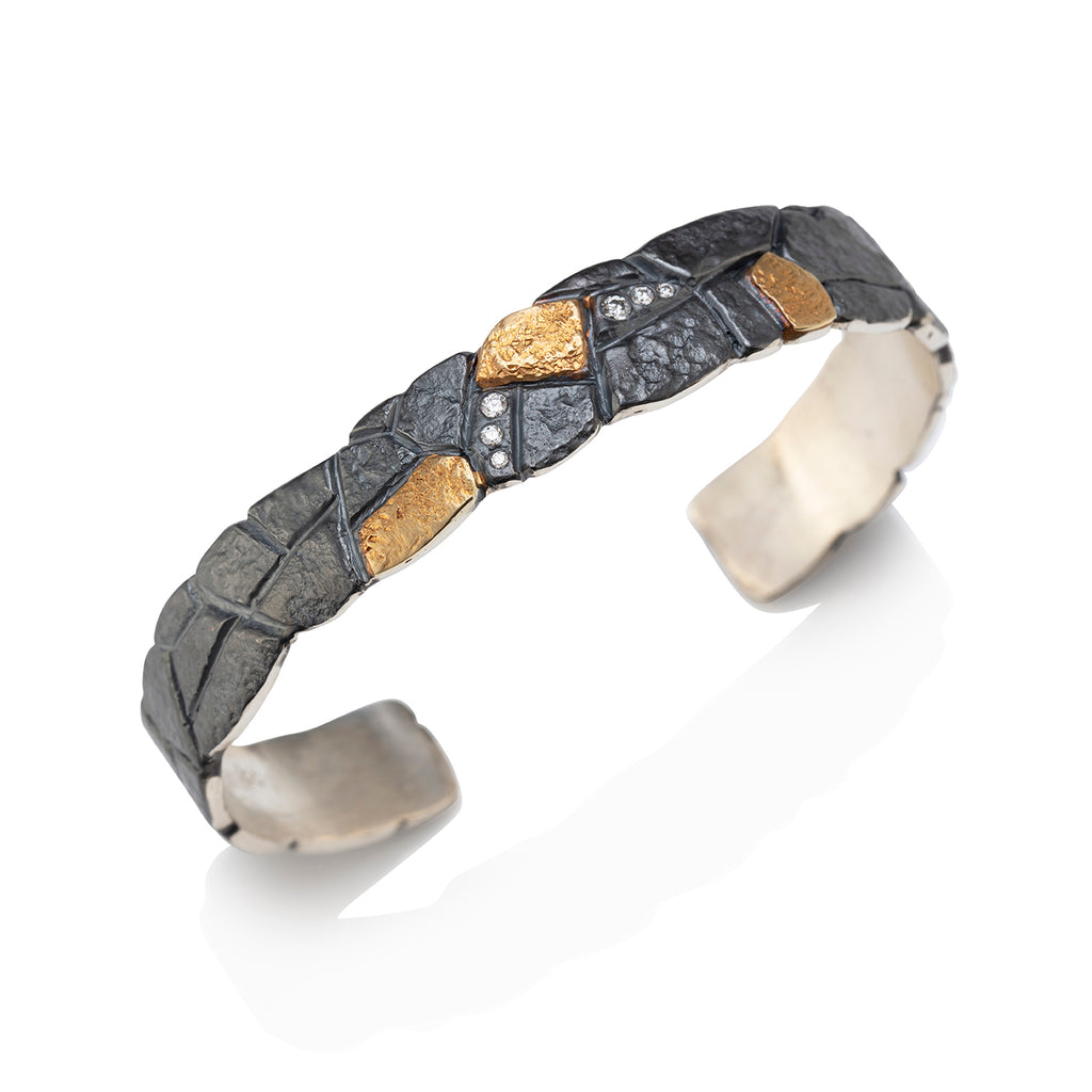 Narrow Rock Wall Cuff