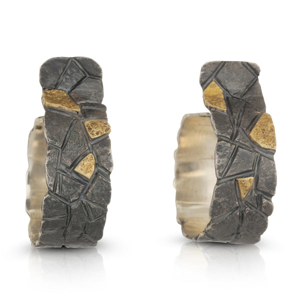 Rock Wall Hoop Earrings