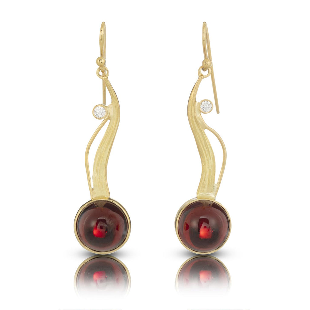 Garnet Earrings