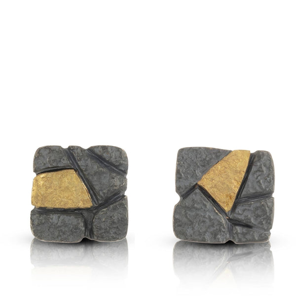 Rock Wall Stud Earrings