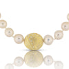 Pearl Necklace with Gold Plaque