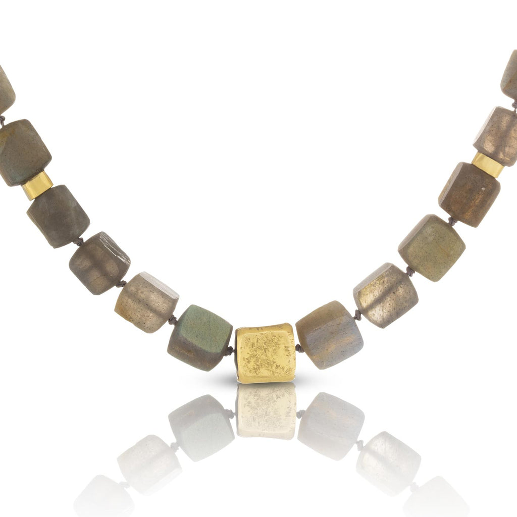 Labradorite Beaded Necklace SOLD