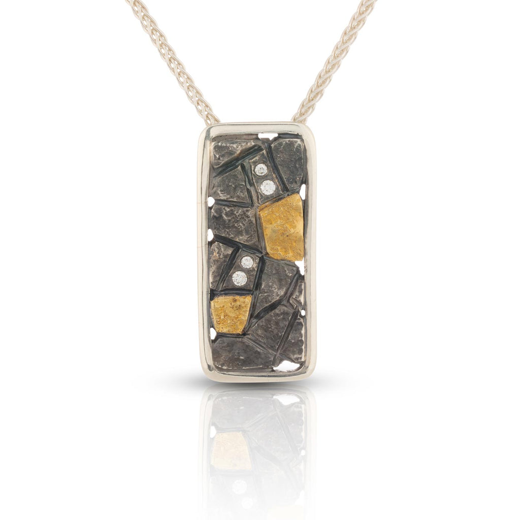 Rock Wall Pendant with Frame