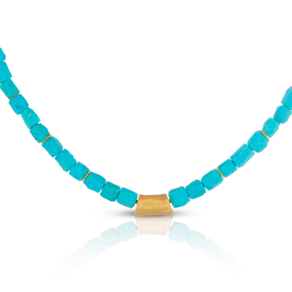 Turquoise Bead Necklace SOLD