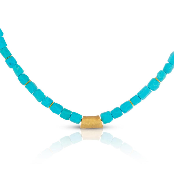 Turquoise Bead Necklace SOLD