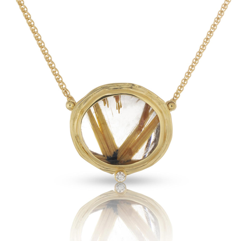Rutilated Quartz Necklace