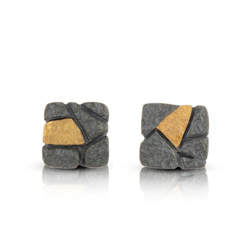 Rock Wall Stud Earrings