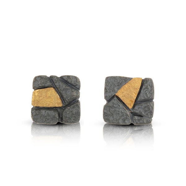 Rock Wall Stud Earrings