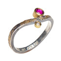 Gold Dust Stacking Ring