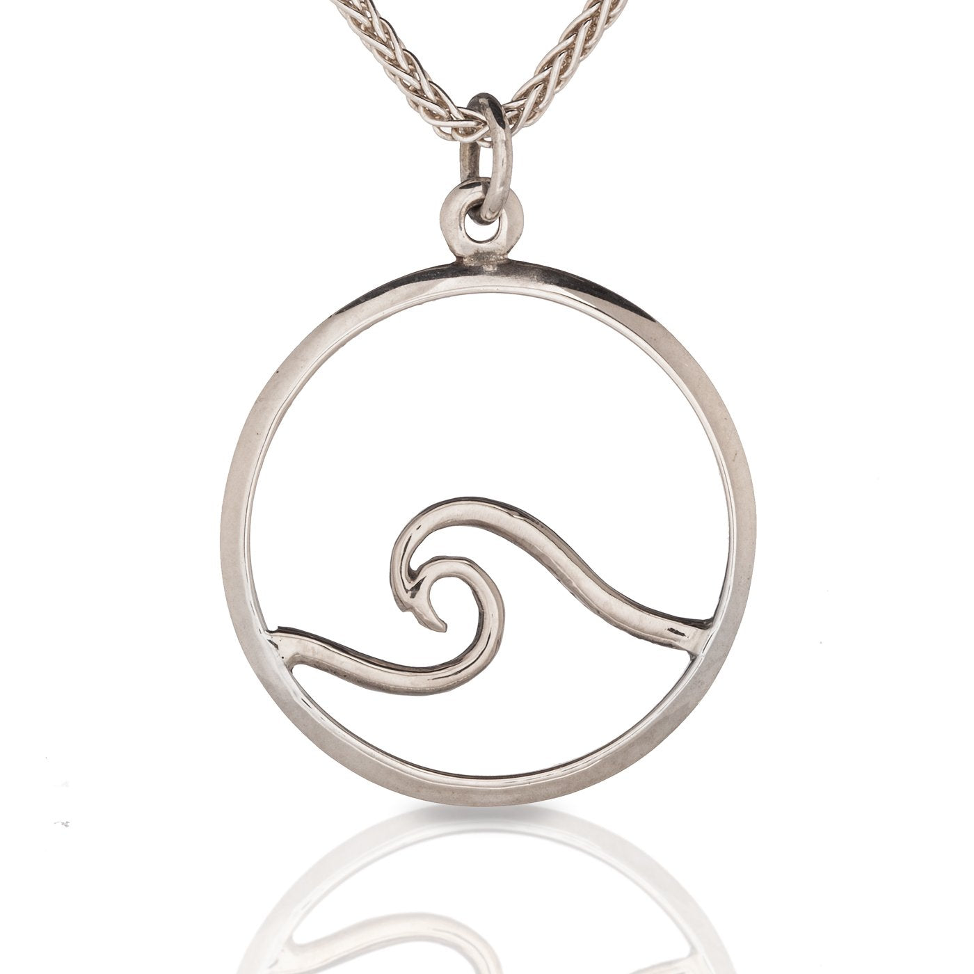 【 R.ALAGAN 】WAVE BROOCH NECKLACE-SILVER R.ALAGAN 