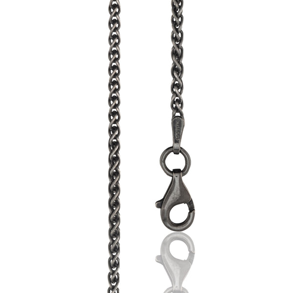 Spiga Chain in Oxidized Sterling Silver
