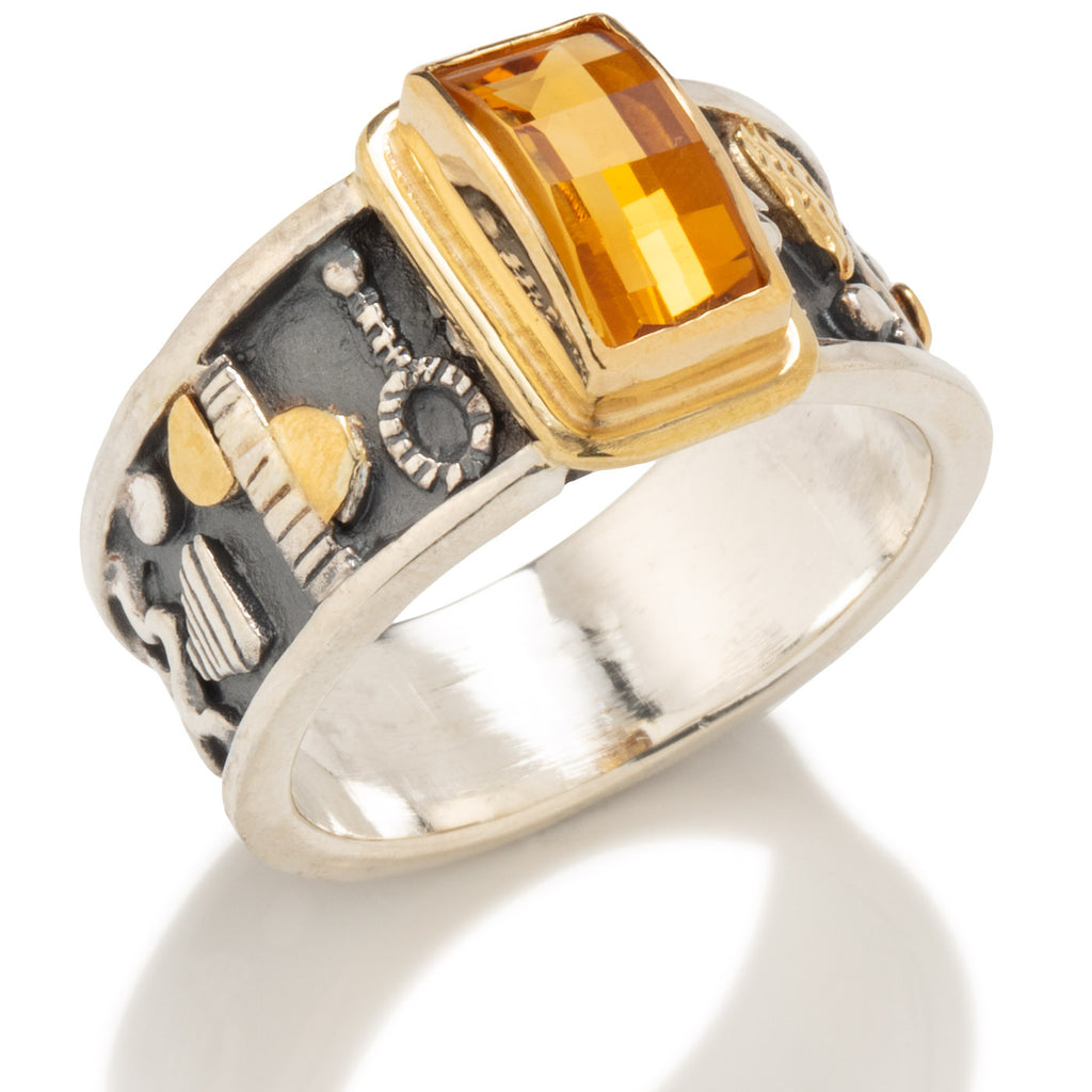 Hiero Ring with Citrine