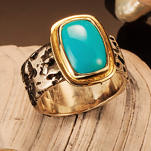 Turquoise Grotto Ring